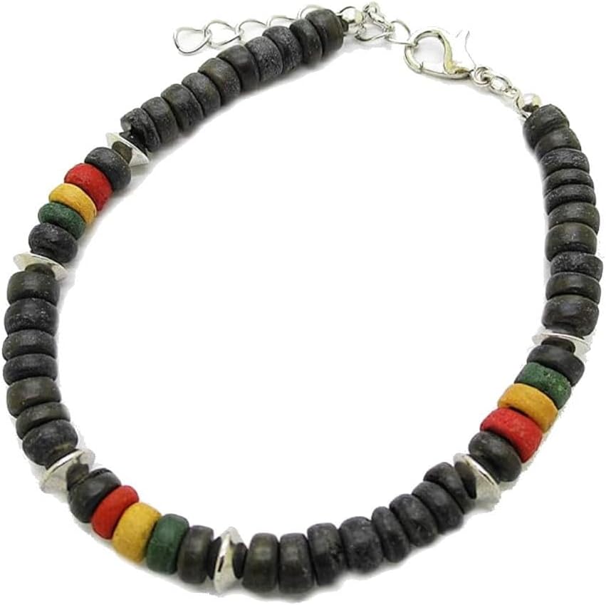 Amazon | [青い目] ラスタカラー ブレスレット レゲエ アクセサリー